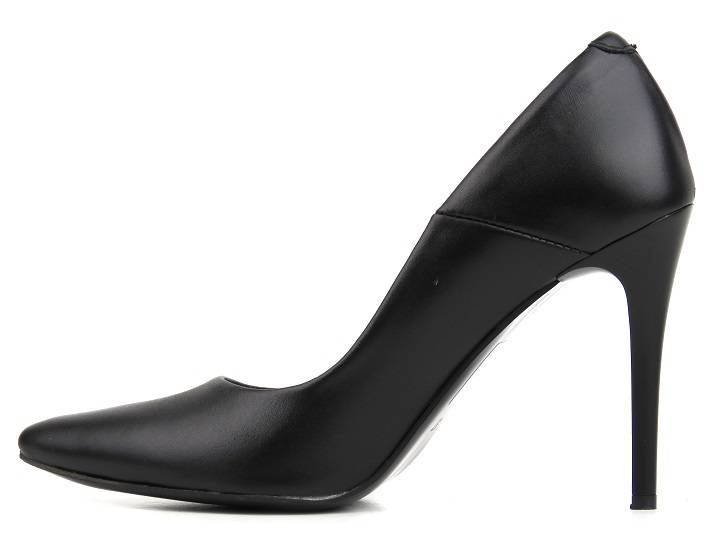 Eleganckie szpilki z noskiem w szpic - Venezia 208 PELLE, czarne