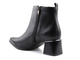 Eleganckie botki damskie z noskiem w szpic - Kotyl 4703, czarne