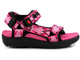 Sportowe sandały dziecięce na rzepy - Lee Cooper 22-34-0962K, różowe