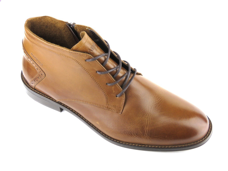 Eleganckie trzewiki męskie Badura 4663, brązowe