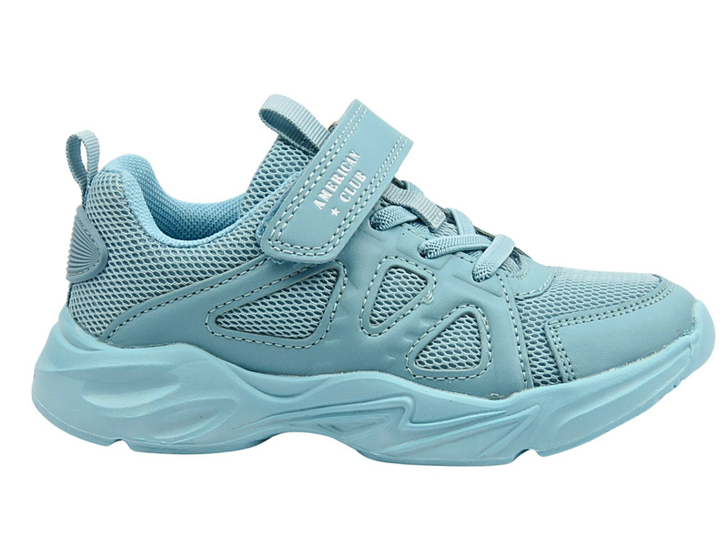 Buty dziecięce sportowe, niebieskie adidasy - American Club FH 33/22