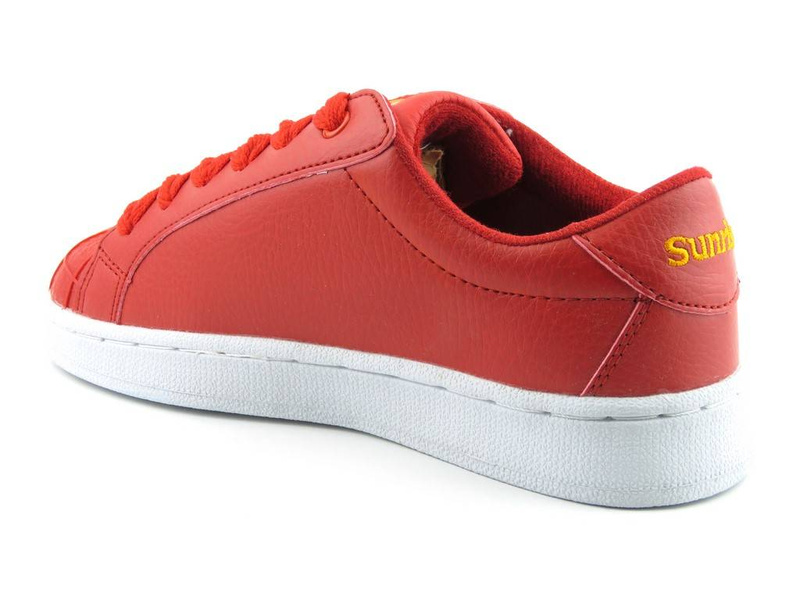 Buty dziecięce sportowe z płomieniami - Sunrise XY223-1, czerwone