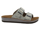 Klapki damskie z klamrami - INBLU CP-50 białe