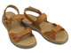 Miękkie, wygodne sandały damskie brązowe Helios Komfort 205S