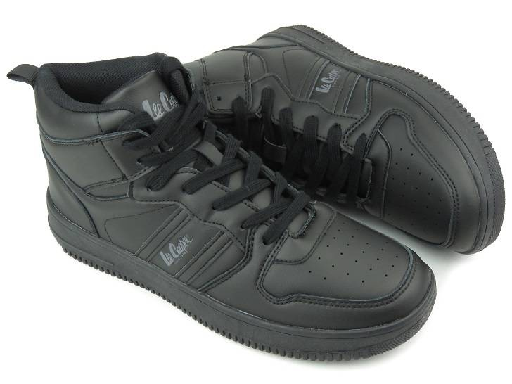 Zimowe buty męskie sportowe - LEE COOPER LCJ-22-29-1307M, czarne