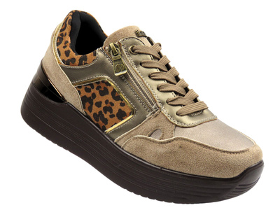 Wygodne półbuty damskie Inblu IN-466, beżowe