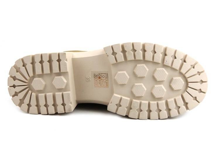 Karmelowe botki, trapery damskie Potocki 23-21069, jasnobrązowe