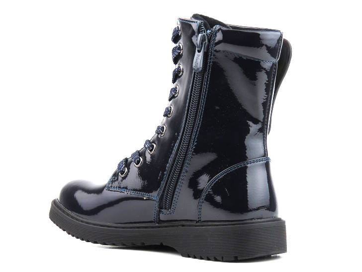 Kozaki dziecięce, młodzieżowe a la motyl - WEESTEP R652256261, granatowe