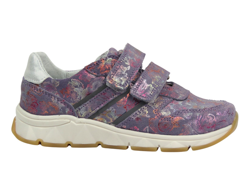 Trzewiki, półbuty dziecięce na rzepy - Jamet 2217, fioletowe