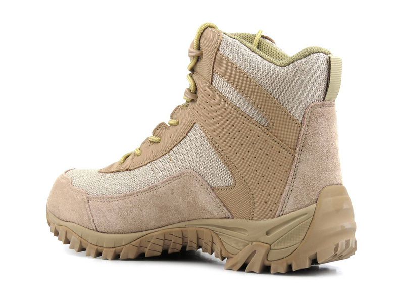 Trekkingi męskie z membraną WATERPROOF - VEMONT 9AT2065L, beżowe