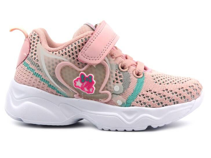 Buty dziecięce sportowe, adidasy - American Club RL 83/22, różowe