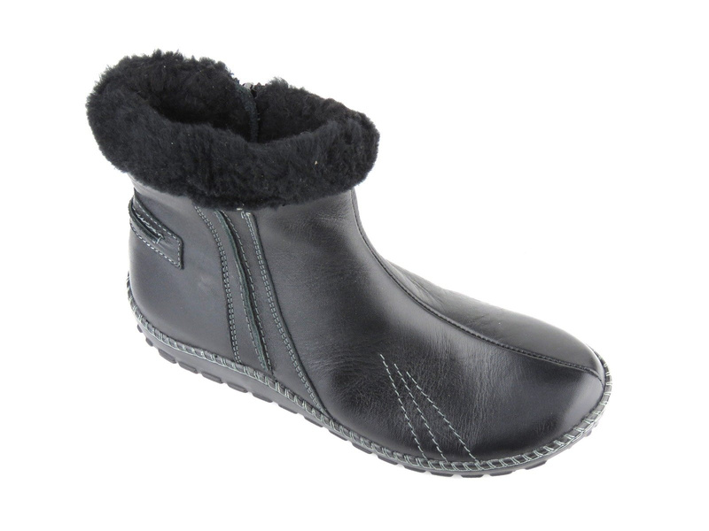 Botki damskie HELIOS czarne 719