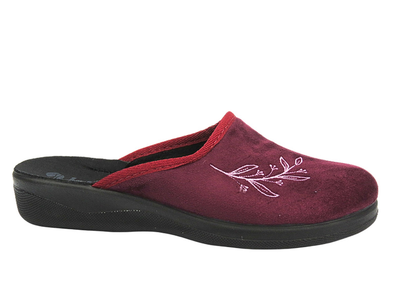 Kapcie Domowe Damskie - Inblu CU-1D Bordowe - Wsuwane