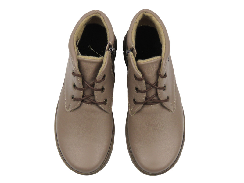 Botki damskie polskiej marki HELIOS Komfort 793 khaki