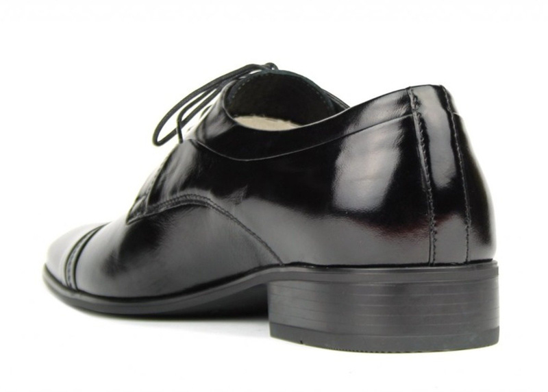 Skórzane półbuty męskie wizytowe Conhpol C-2510