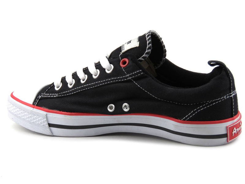 Trampki damskie AMERICAN CLUB LH-400, czarne