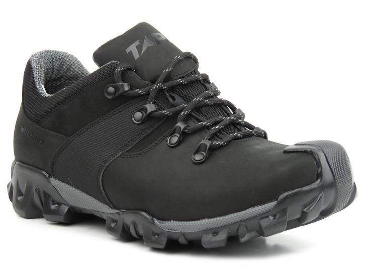 Trekkingi męskie z membraną WATERPROOF - TAPI J-2107, czarne
