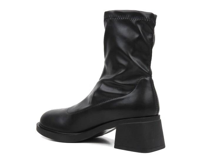 Botki damskie na obcasie- Evento 23BT35-6449, czarne