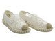 Wsuwane półbuty, espadryle damskie białe Potocki 25-103301