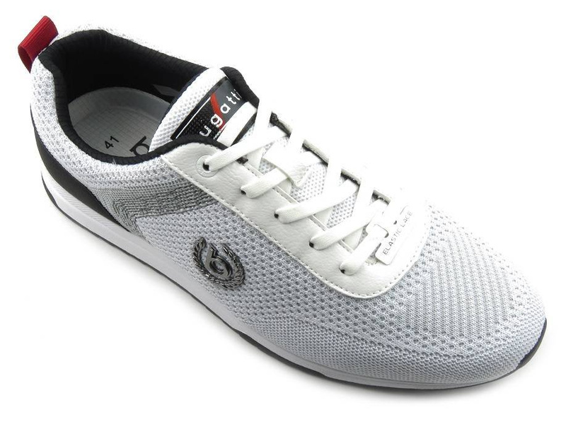 Buty męskie sportowe BUGATTI 321-A3A05-6900, białe