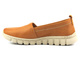 Skórzane półbuty, mokasyny damskie na wiosnę i lato - HELIOS Komfort 405, jasnobrązowe