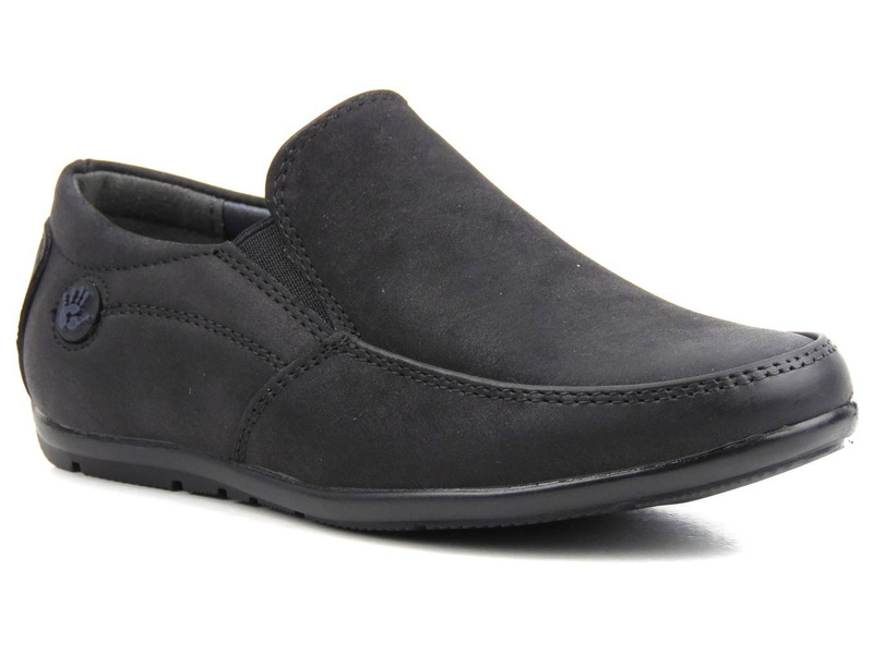 Półbuty wizytowe dla chłopca, buty komunijne - WOJTYŁKO 2099, czarne