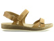 Wygodne sandały damskie polskiej produkcji - HELIOS Komfort 282, jasnobrązowe