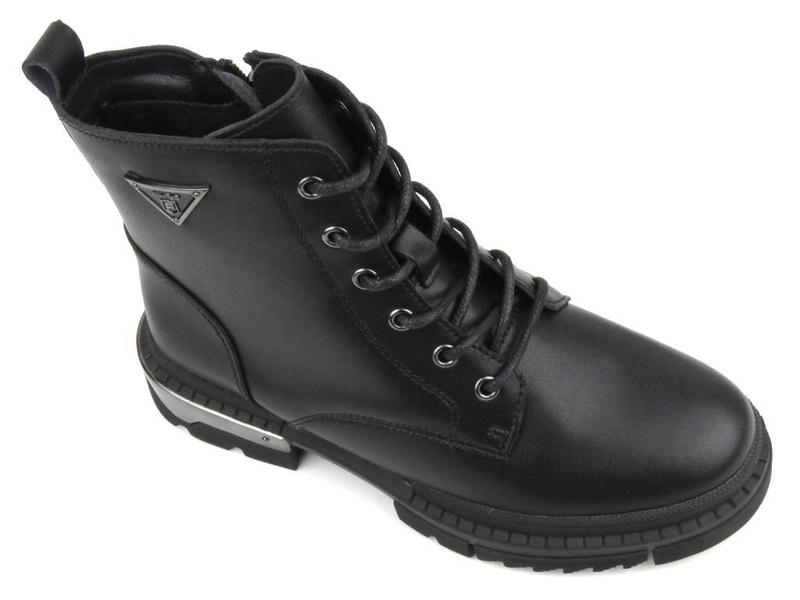 Czarne trapery damskie - Filippo DBT4147, czarne