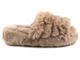 Futerkowe, miękkie kapcie damskie TAMARIS 27200, beżowe