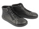 Barefoot skórzane minimalistyczne botki damskie Helios Komfort 889, czarne – tęgość H+