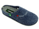 Filcowe kapcie męskie z napisem #HomeOffice - BRINKMANN 220002-05, granatowe