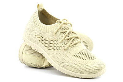 Półbuty damskie sportowe, zdrowotne NEWS 9TX02-1020, beżowe