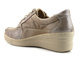 Sneakersy damskie na koturnie - HELIOS Komfort 373, beżowe