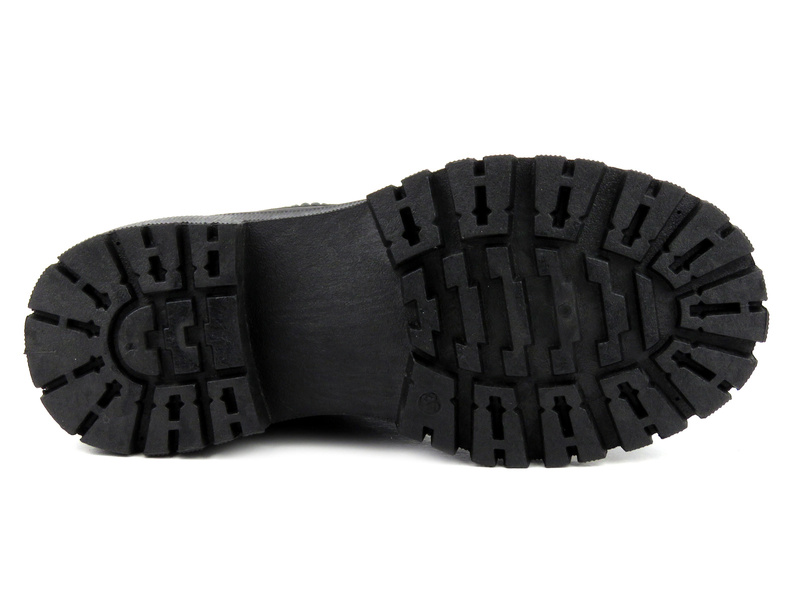 Trapery, ciepłe buty damskie zimowe - Cross Jeans MM2R4012, czarne