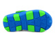 Klapki dziecięce clogsy- Realpaks PF-401, niebiesko-zielone