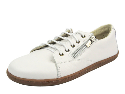 BareFoot półbuty minimalistyczne damskie białe Helios Komfort 436