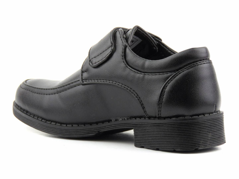 Eleganckie półbuty wizytowe, buty komunijne - American Club KOM 37/22, czarne