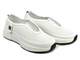 Ażurowe sneakersy damskie - Sokolski HW W24-456, białe