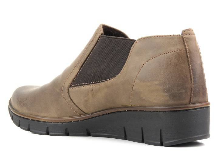 Skórzane sztyblety damskie polskiej marki HELIOS 527, beżowe