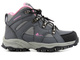 Trekkingi, buty zimowe dziecięce z membraną - VEMONT 5A6048C, szare