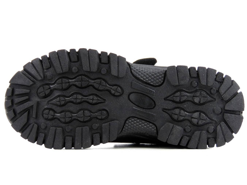 Trekkingi dziecięce / młodzieżowe  - AMERICAN CLUB Soft Shell WT95/22, czarno-szare