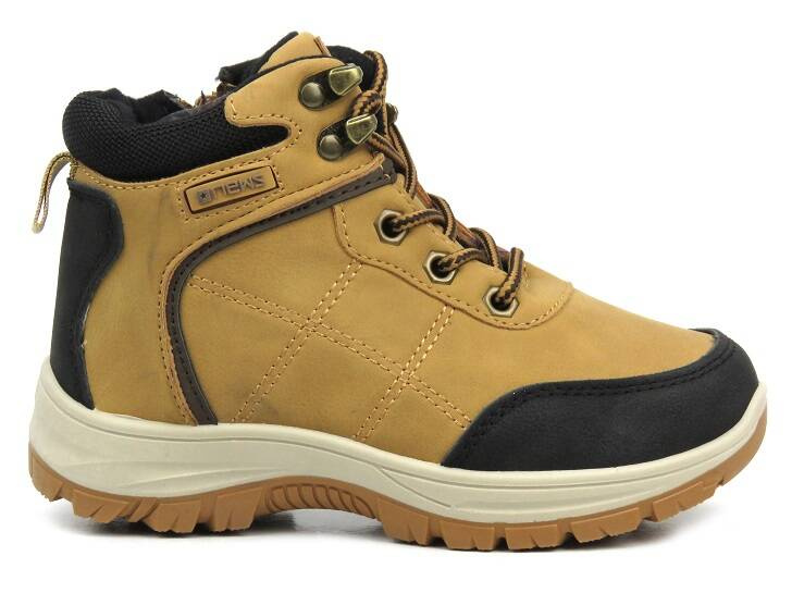 Trekkingi dziecięce, buty zimowe- News 23DZ26-5241, brązowe
