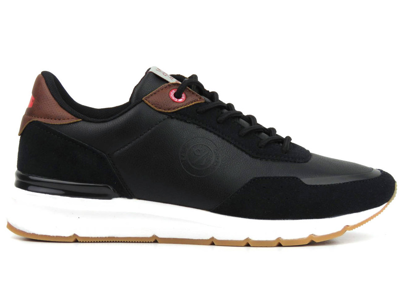 Sneakersy. buty sportowe męskie z Memory Foam - CROSS JEANS II1R4011C, czarne
