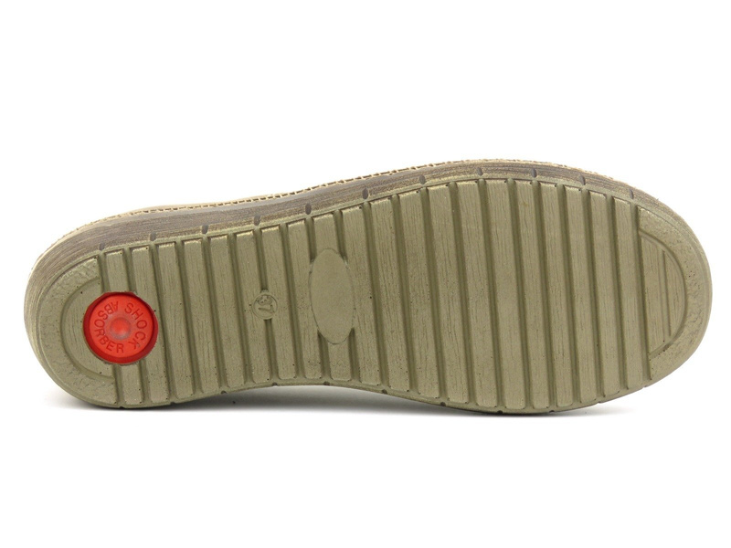 Wygodne półbuty damskie ze skóry Helios Komfort 329-2, beżowe