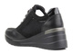 Adidasy damskie na koturnie - INBLU IN001298, czarne