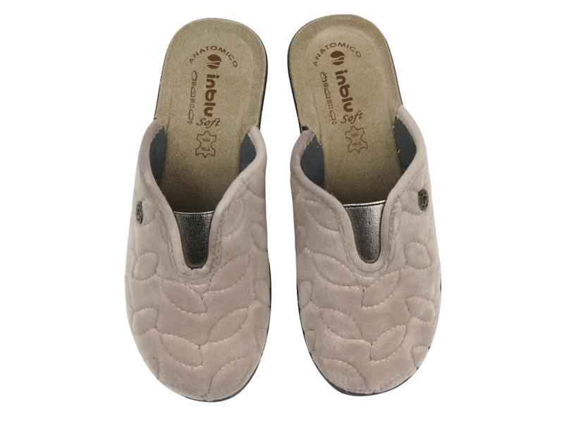 Wygodne kapcie damskie beżowe Inblu GI-24