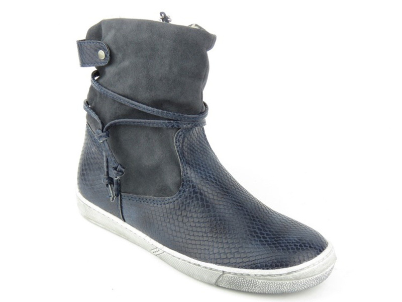 Kozaki dziecięce dziewczęce AMERICAN CLUB 16183, czerwone