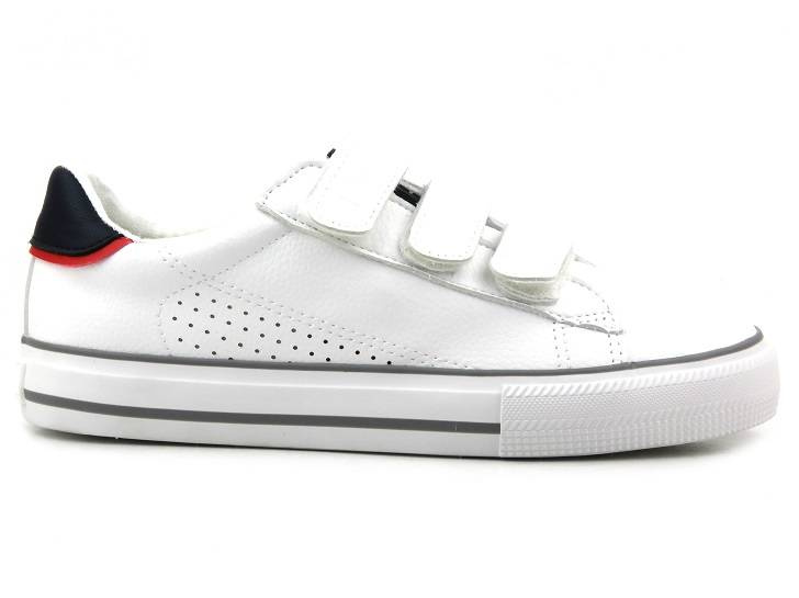 Trampki damskie na rzepy - BIG STAR LL274A207, białe