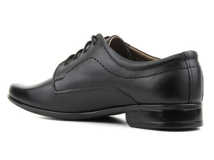 Eleganckie półbuty dziecięce, buty komunijne - Lukas J1, czarne