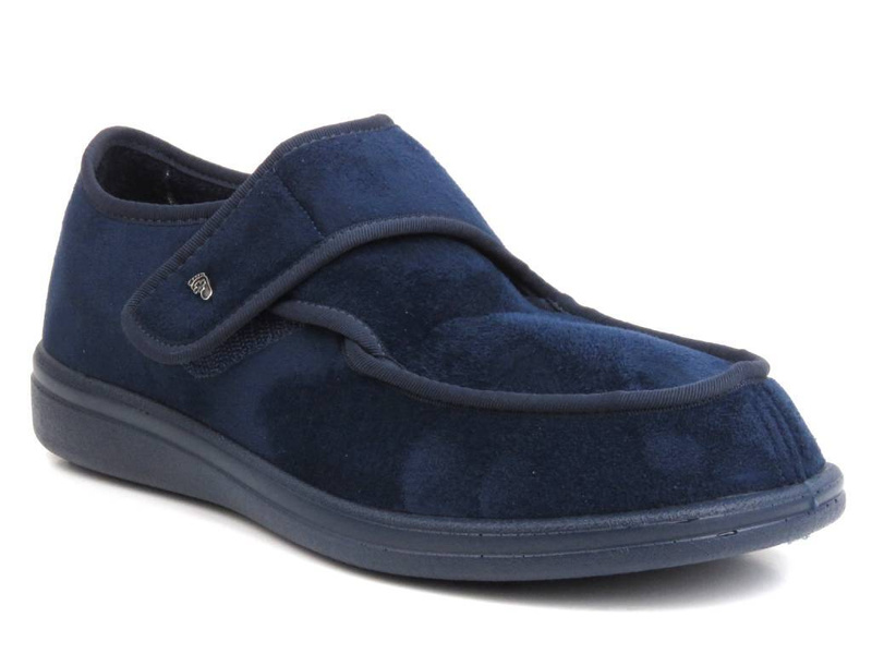 Kapcie profilaktyczne, buty ortopedyczne męskie Befado dr Orto 076M002, granatowe